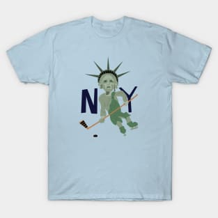 Lady Liberty Hockey T-Shirt